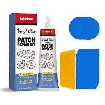 Kit de réparation pour matelas gonflables Jakehoe - Ensemble pratique pour réparer les trous dans les matelas pneumatiques de camping