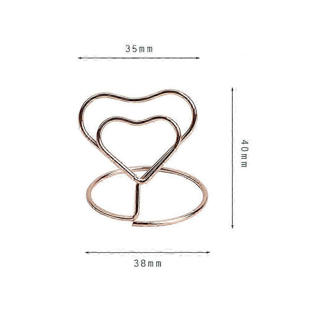 Heart Shape Wire Holders compatible with Decoration 10Pcs Number Holders
