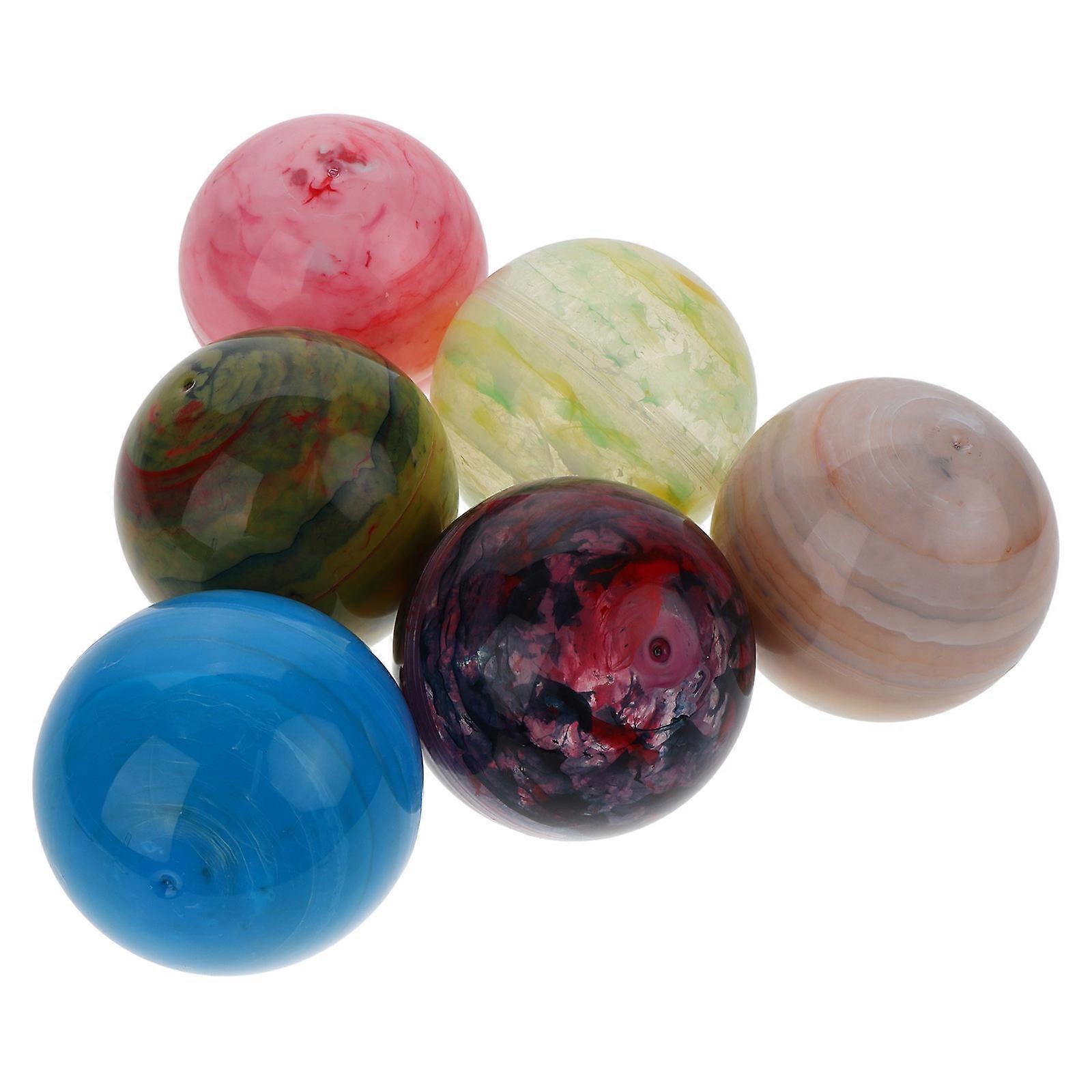 Empty Capsules Balls Vending Machine Capsules for Candy Storage 6Pcs