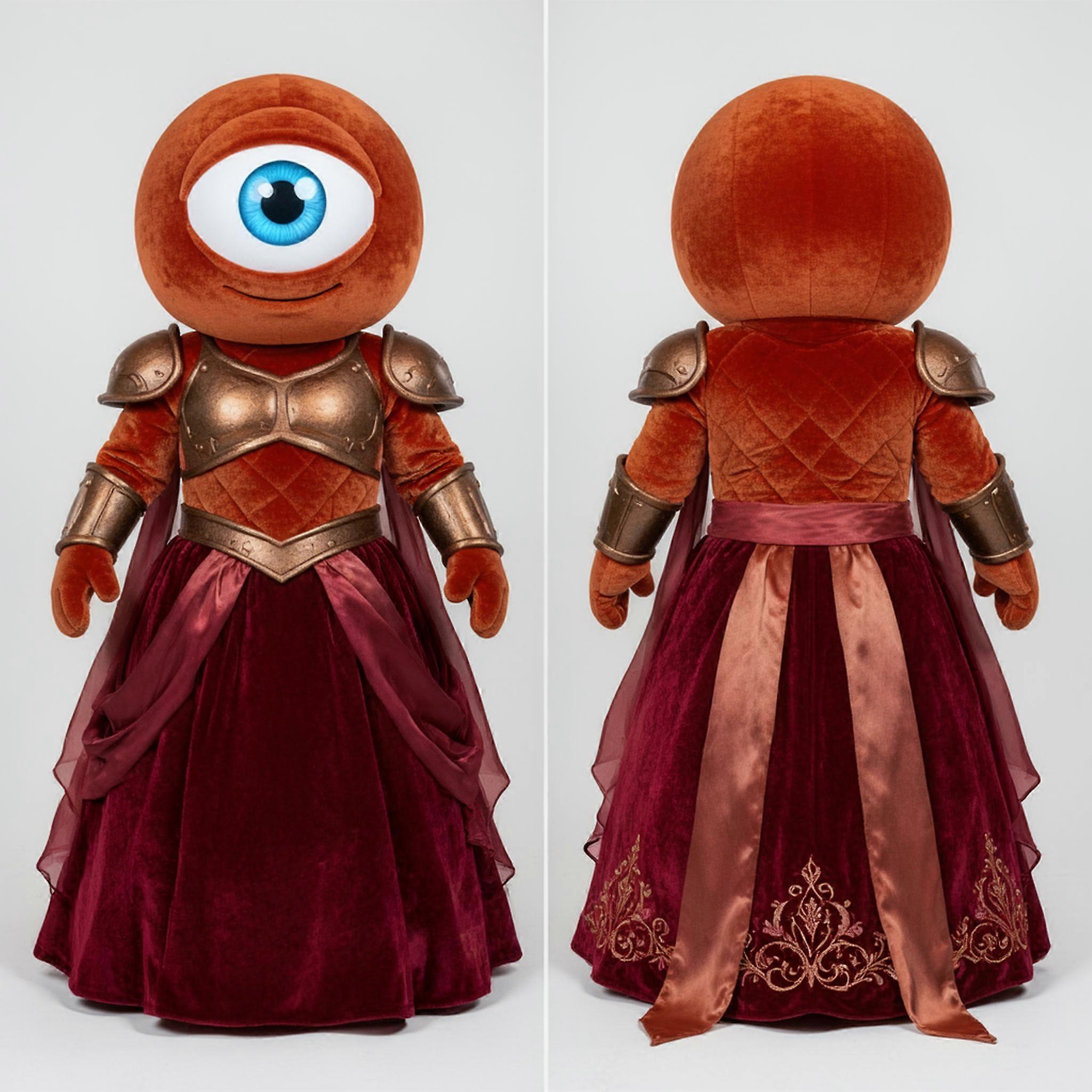 MASTICOT Rust Cartoon Cyclops Mascot