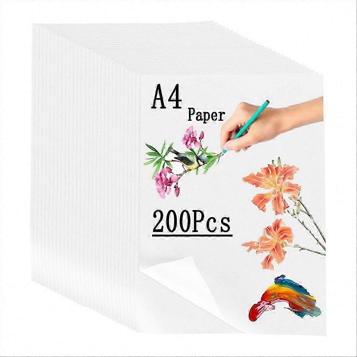 Tracing Paper, A4 Size, 200 Sheets, 63 GSM Bulk Pack