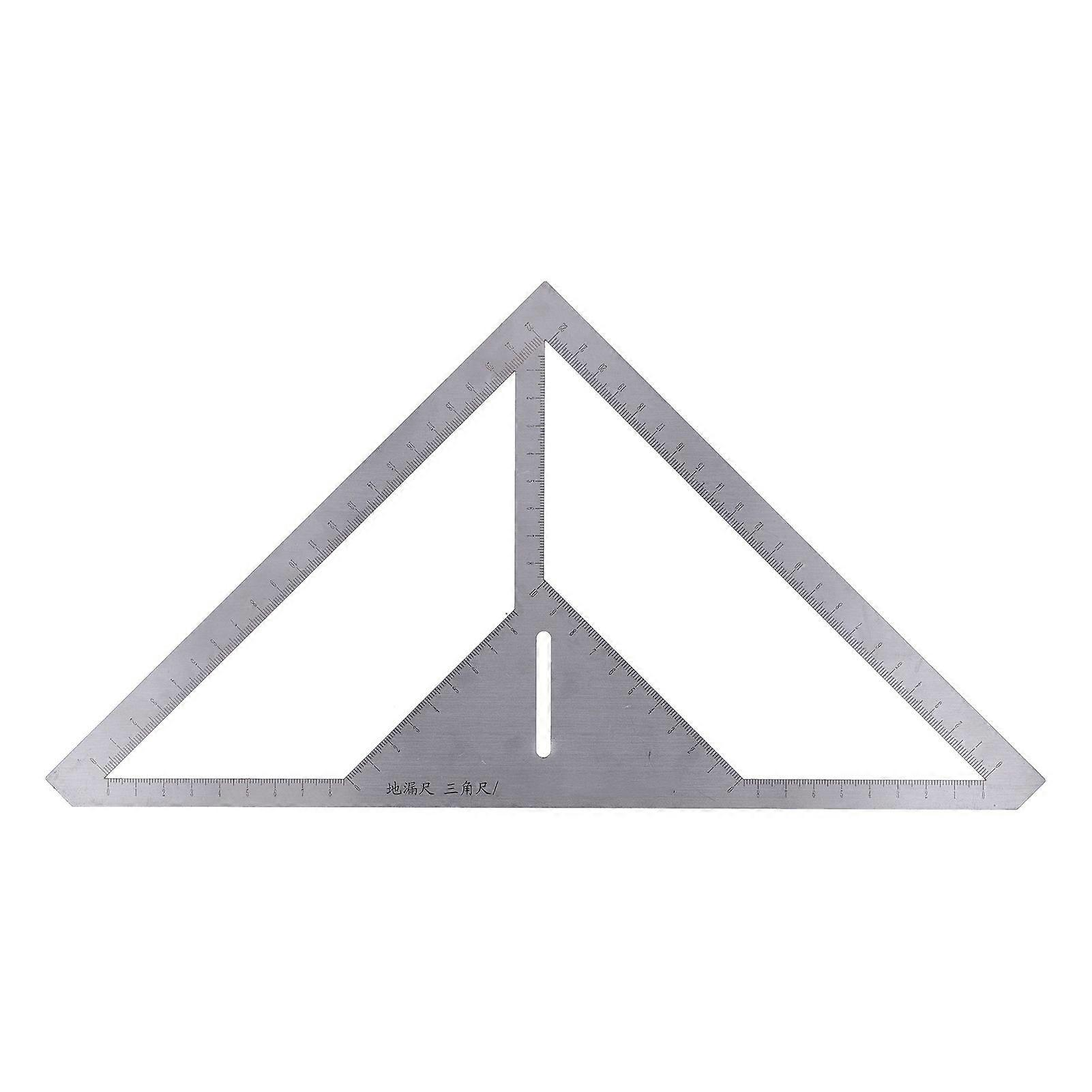 Floor Drain Ruler Multifunctional Tile Layout Angle Measuring Triangular Measure Gauge