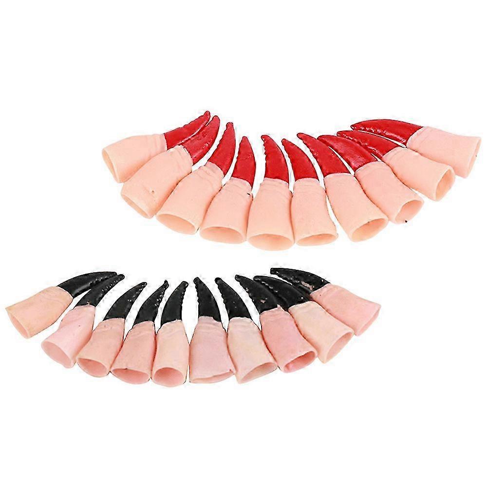 Decorative 80Pcs Fake Finger Multi-Function Halloween Party Prop