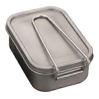 Lunchbox aus reinem Titan – Auslaufsichere Bento-Box für Camping, Reisen und Outdoor-Aktivitäten