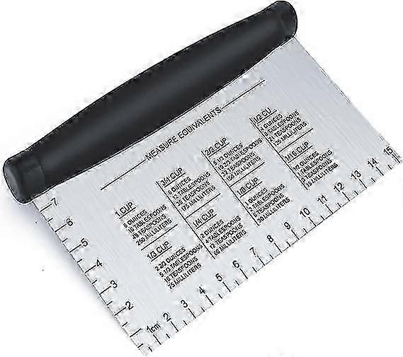 Ergonomic Stainless Bench Scraper