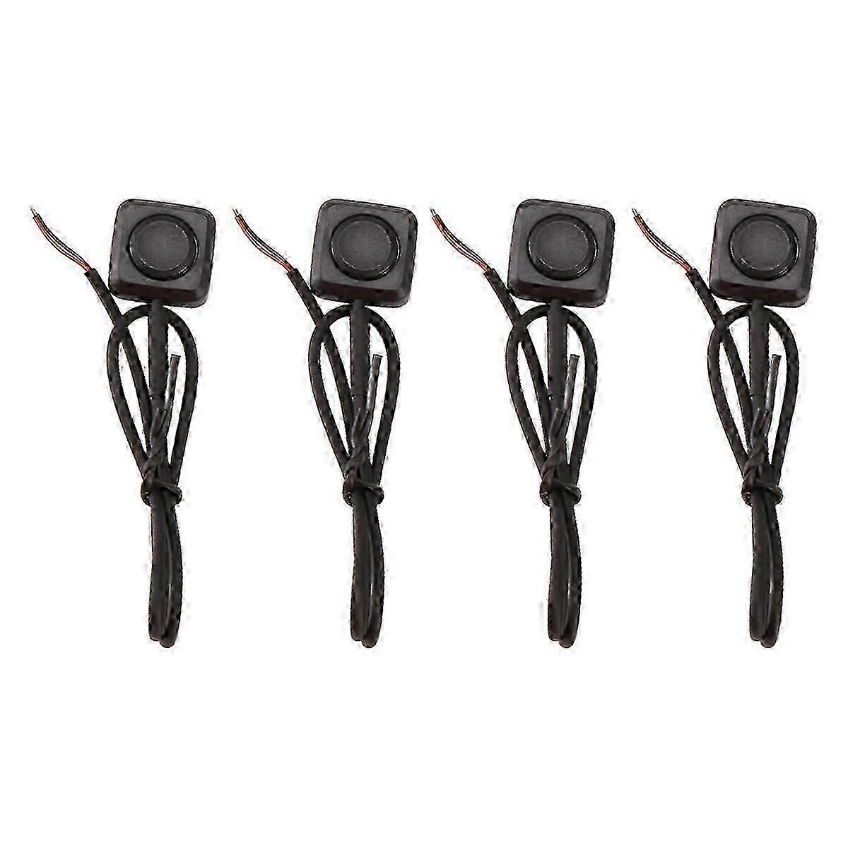 4 Pcs Momentary Switch Momentary Push Button ON Off Switch 12V 24V Surface Mount Mini Button Switch-Good