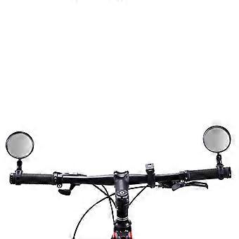 Espelho retrovisor para guidão de bicicleta, giratório 360°, grande angular, HD, 1/2 peças, fácil de instalar, para ciclismo de montanha e deslocamento diário.