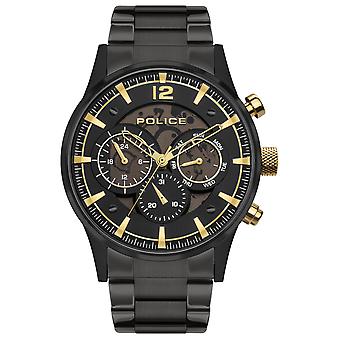 Police watches smart reloj para Hombre Analógico de Cuarzo con brazalete de Acero inoxidable PL.14383JSB-02MA