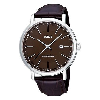 Lorus Watches Quartz Analog Man Watch with Cowhide Bracelet RH959CX9