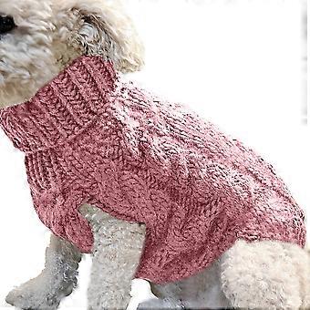 Eleganter, glänzender Gold-Rollkragen-Pullover für kalte Temperaturen.