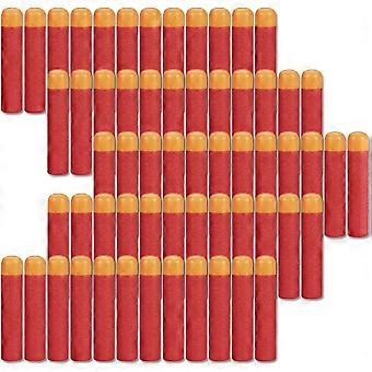 60pcs 9.5cm EVA Red Foam Darts Refill Bullet for Nerf N-strike Elite Mega Series Blasters Kids Toy Gun