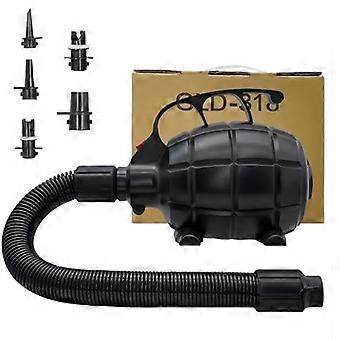 600W Electric Air Pump for Inflatables with 5 Nozzles, Fast Inflation Deflation Air Mattress Pump