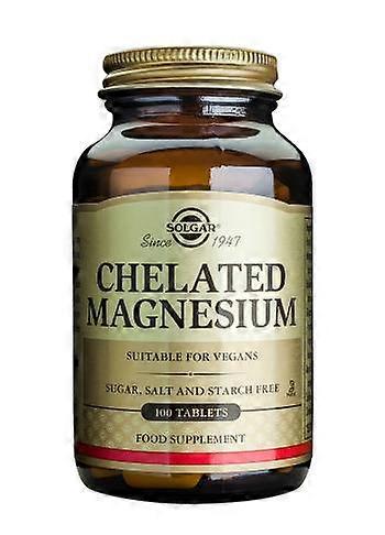 Solgar Chelated Magnesium Tablets, 100