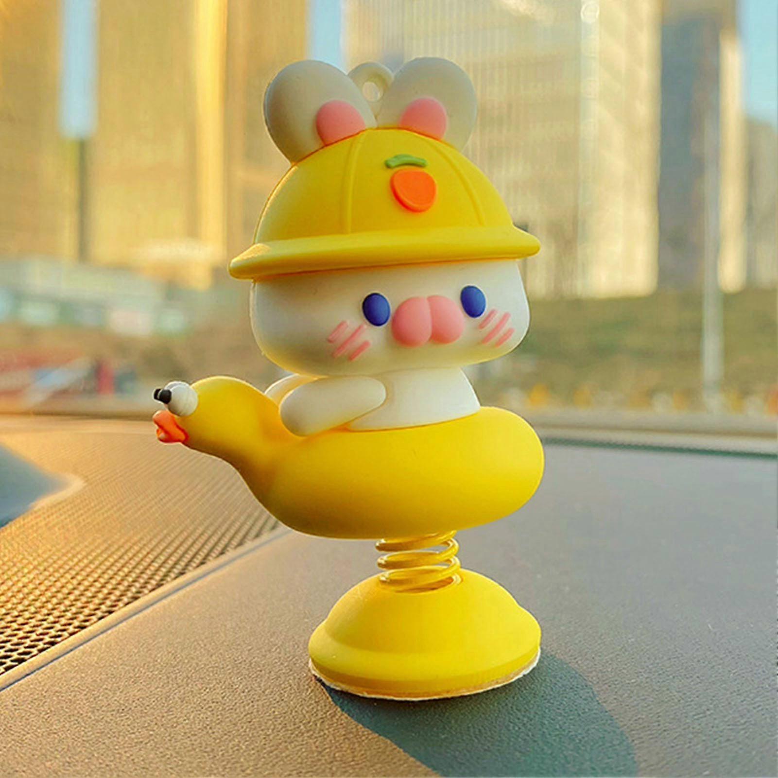 PVC Spring-Shaking Car Dashboard Doll