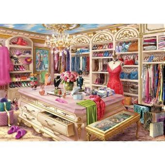 The Coveted Closet Jigsaw Puzzle for Adults and Kids Age RNB1035