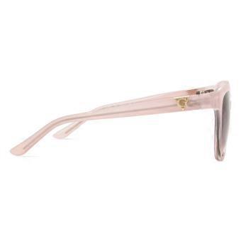 Guess GU7877 74T, hele rammen, transparente, lyse rosa, ovale solbriller for kvinner, med UV-beskyttelse. Original.