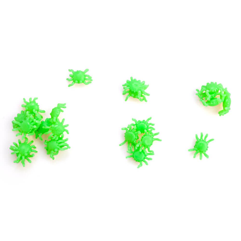 Squishy Spiky Crawlies Glow-in-the-Dark Spider Creeblers Sticks to Flat Surfaces