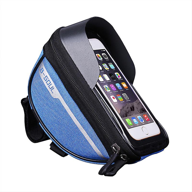 Imperméable à l’eau Mountain Bike Frame Front Bag Pannier Bicycle Mobile Phone Holder Bag