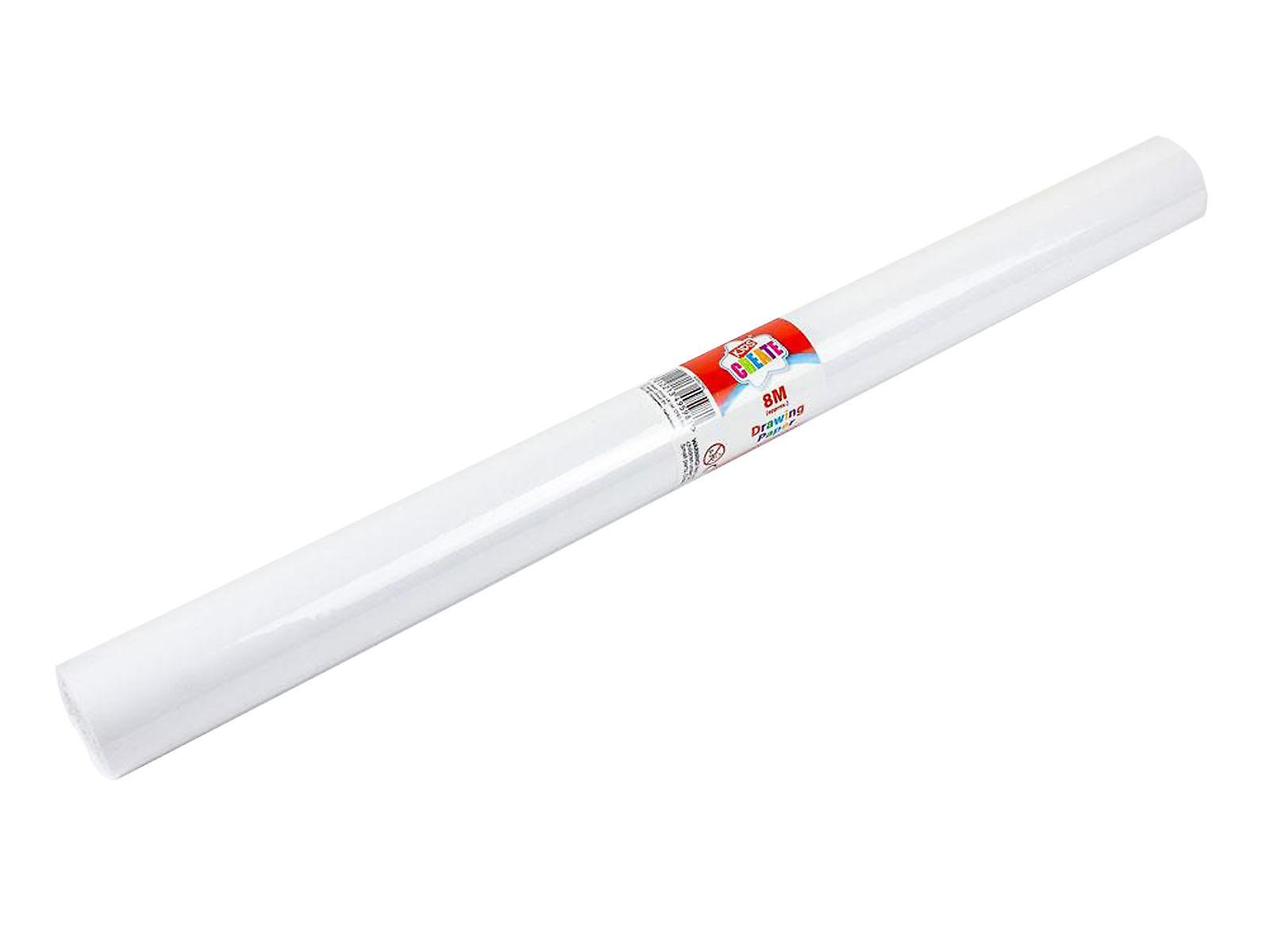 Kids Create 8M Roll White Activity Doodle Drawing Paper