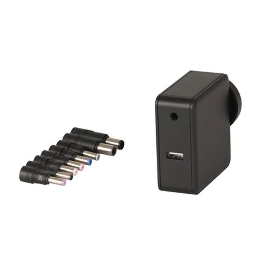 Compact Automatic Laptop Power Adaptor With Usb Socket 65W High Power Plug