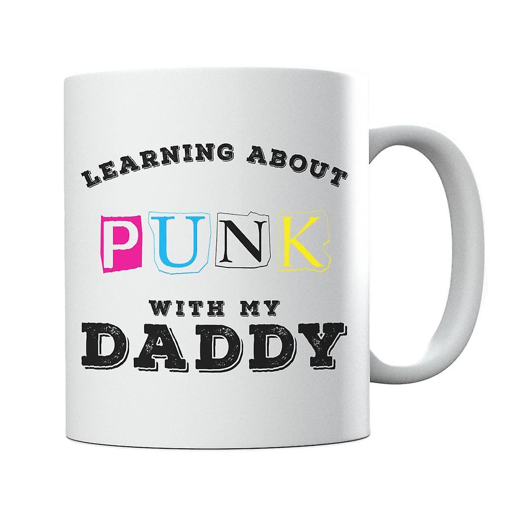 Learning About Punk With My Daddy Mug