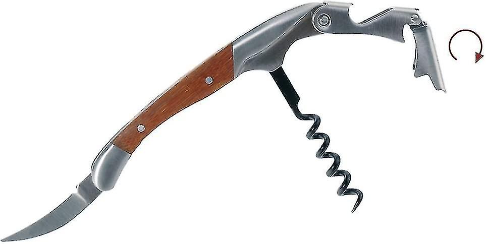 Sommelier Doubver Bamboo - Less Steel - With Corkscrew, Capsul