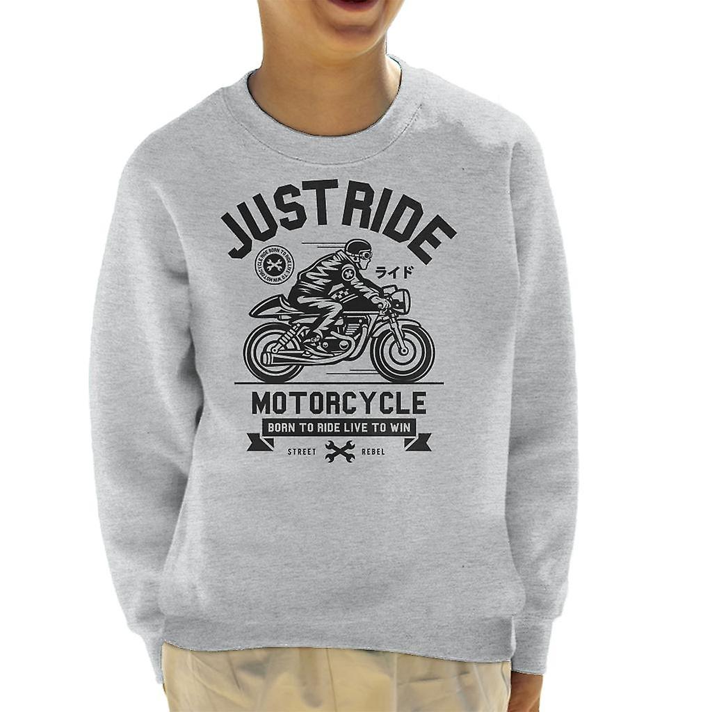 Vain ajaa moottoripyörä lasten paita