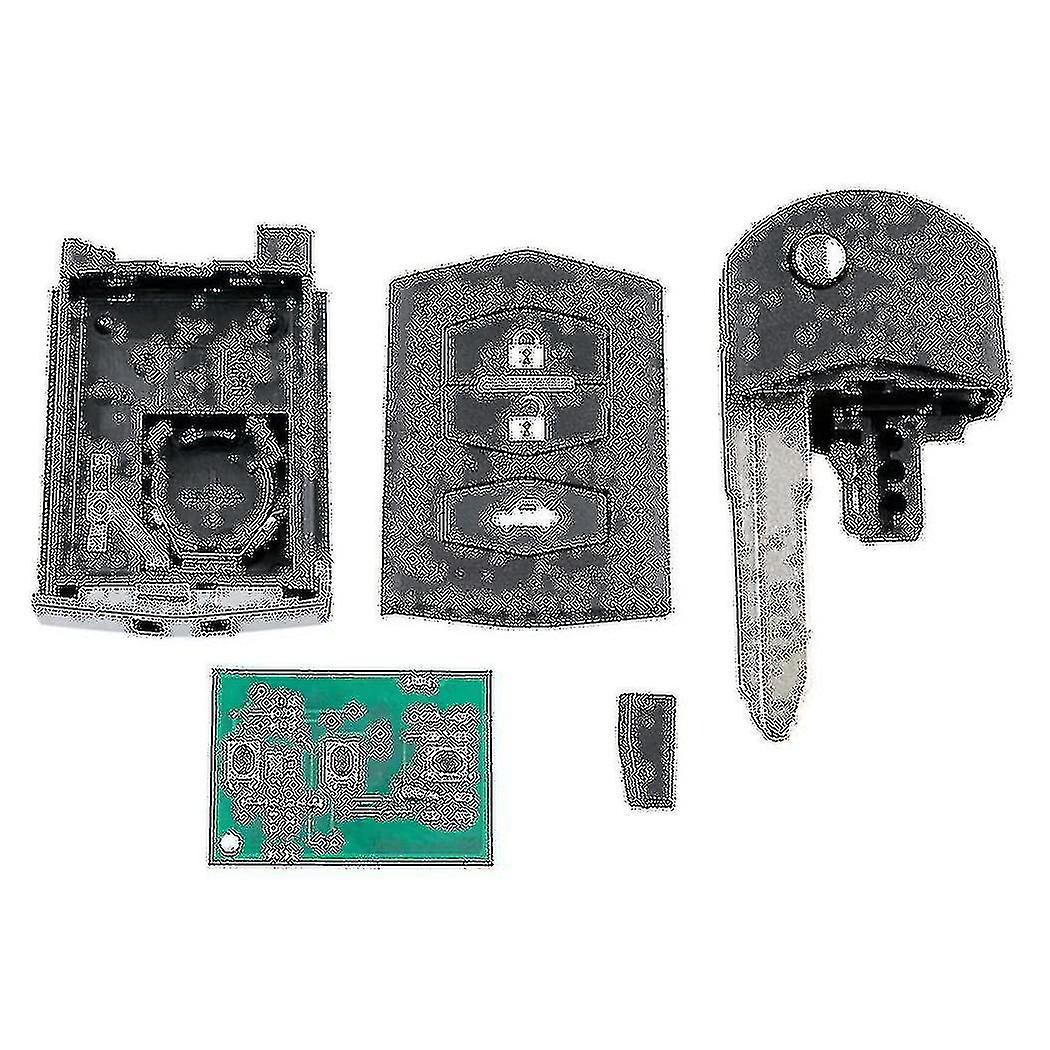 Auto Smart Remote Key 3 Tasten 80-Bit 63 Chip Auto Schlüsselanhänger Fit für 2 3 5 6 Rx8 Mx5 433mhz