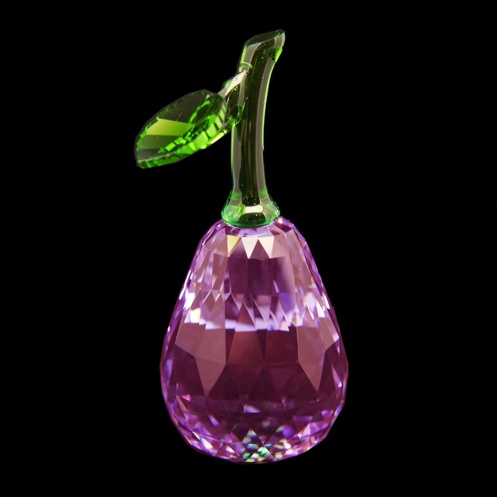 Pear Austrian Crystal Figurine Ornament