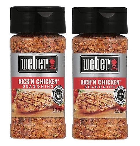 Weber Grill All Natural Kick 'N Chicken Seasoning 2 Pack