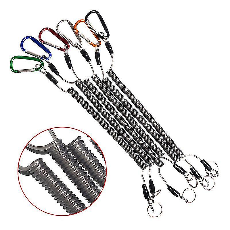 6pcs Fishing Lanyards Boating Multicolor Ropes