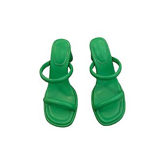 Modische Peeptoe-Sandalen mit klobigen Fersen Rutschfeste, bequeme Strandschuhe für Strandpartys