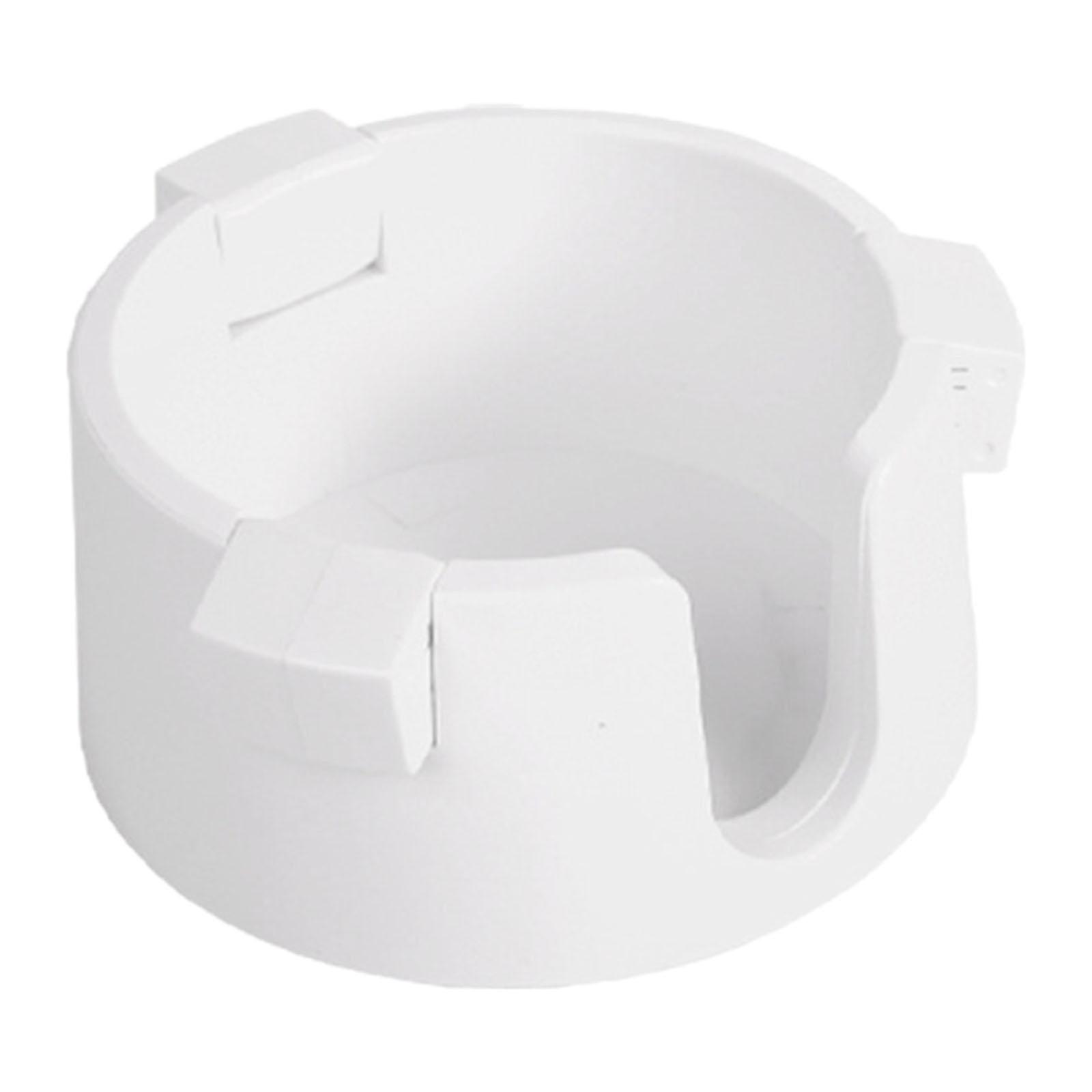 Multifunction Drink Holder Anti Overflow for Desktop Bedside Table  white
