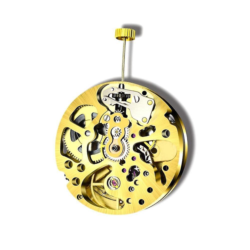 Gold Color Skeleton 2003 Movement Adjustment Radiation Pattern Fully Automatic Watch Movement
