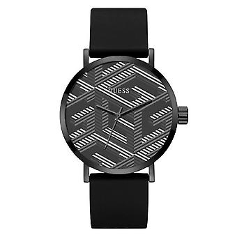 Herenhorloge Guess G Bossed GW0625G3 - Zwart Siliconen Band