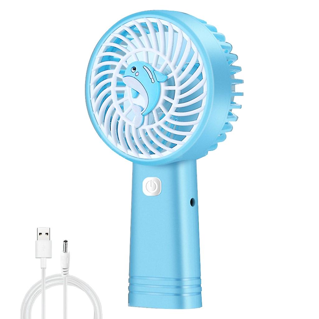 Portable Desk Small Fan USB Rechargeable Handheld Fan Quiet Cooling Tool