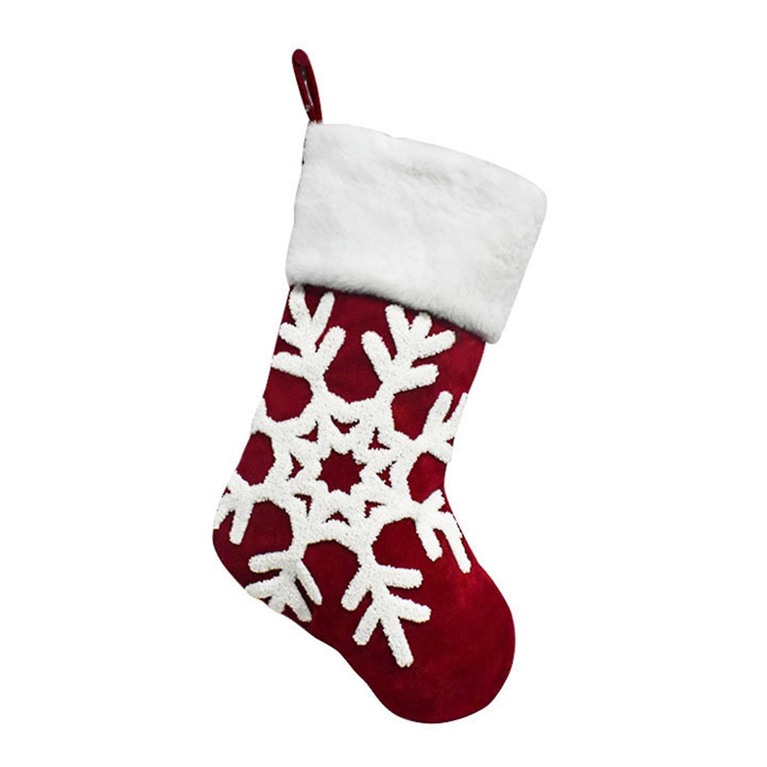 Bas de Noël Accrocheur Polyester Suspendu Bas Decor