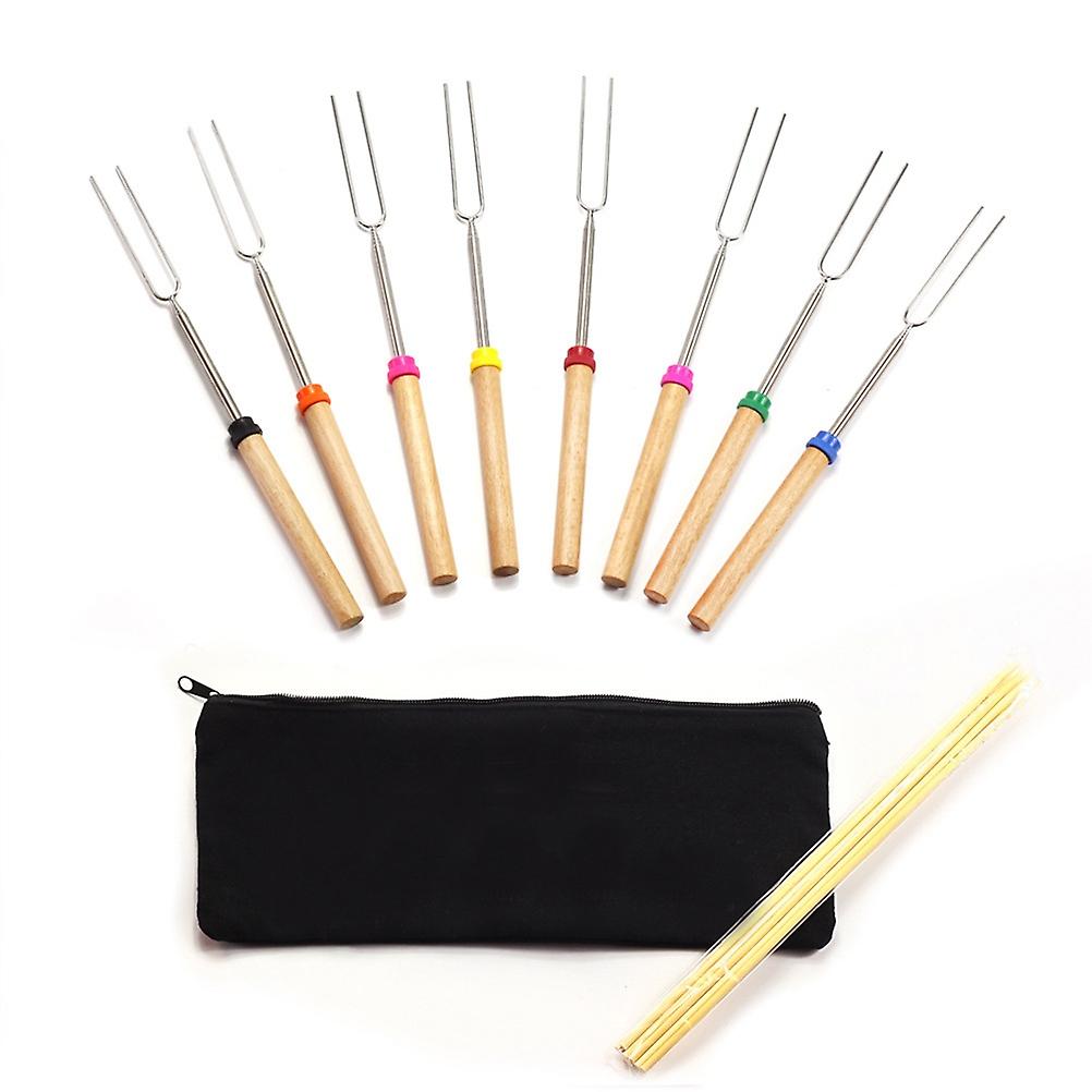 Marshmallow Sticks Telescoping Marshmallow Sticks Barbecue Forks Marshmallow Roasting Forks Telescopic Roasting Sticks