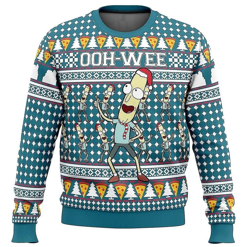 Gurke Rick hässlicher Weihnachtspullover Weihnachtspullover