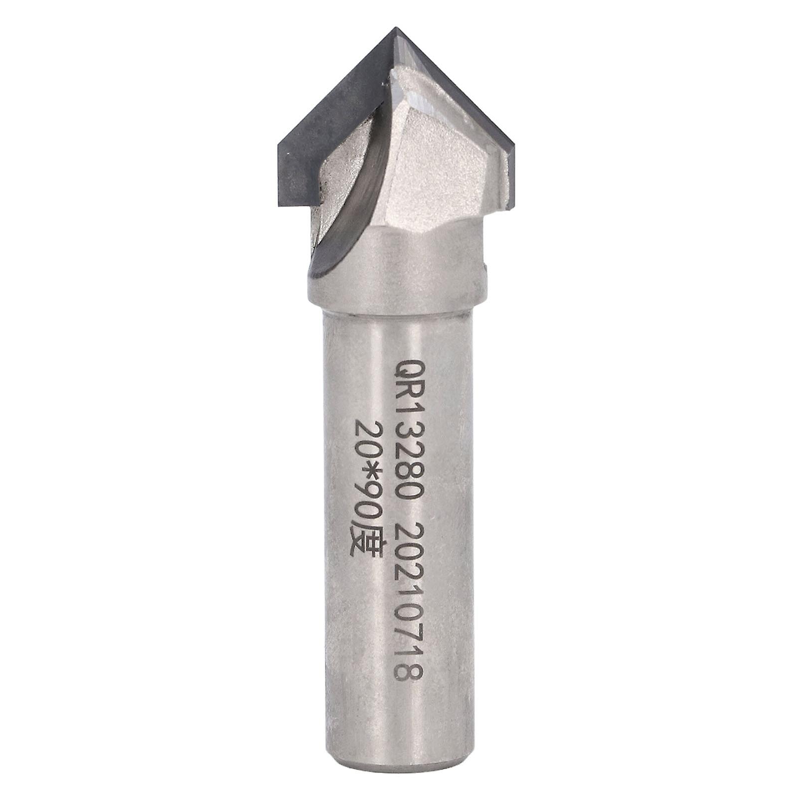 Router Bit Diamond Blade 90 Degree V Grooves Cutting Engraving Tool for Woodworking