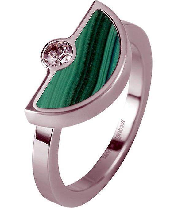 Jacques Lemans - Ring with malachite - S-R67B56 - Ring width: 56