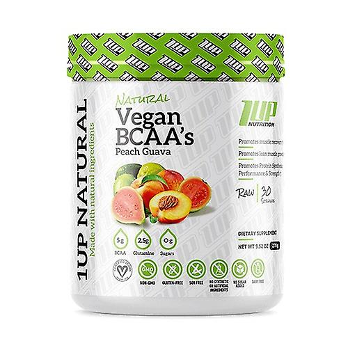 Natural Vegan BCAA + Glutamine, Peach Guava 270 g