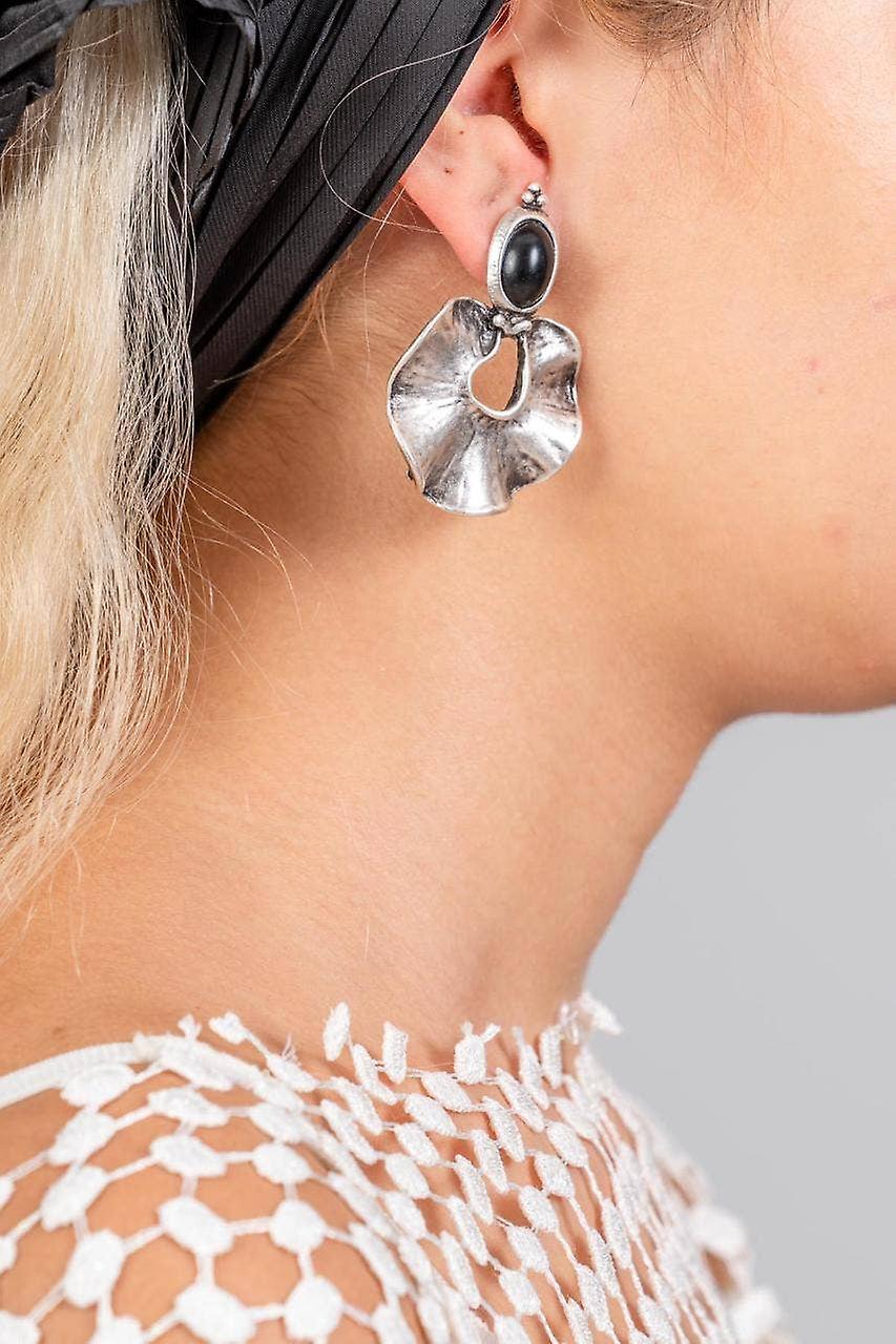 ZeyDor Black Stone Design Earrings 2210