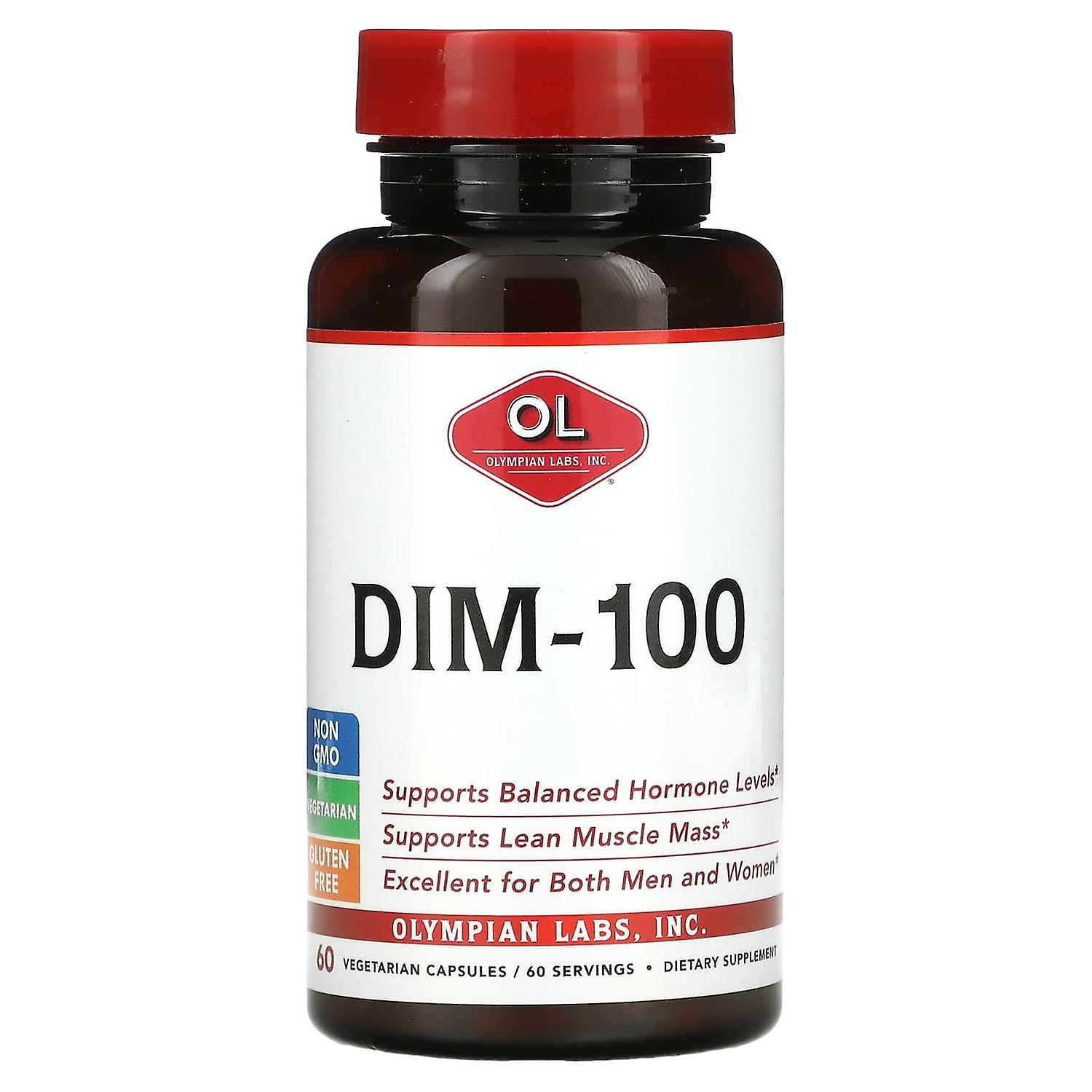Olympian Labs Inc., DIM-100, 60 Vegetarian Capsules