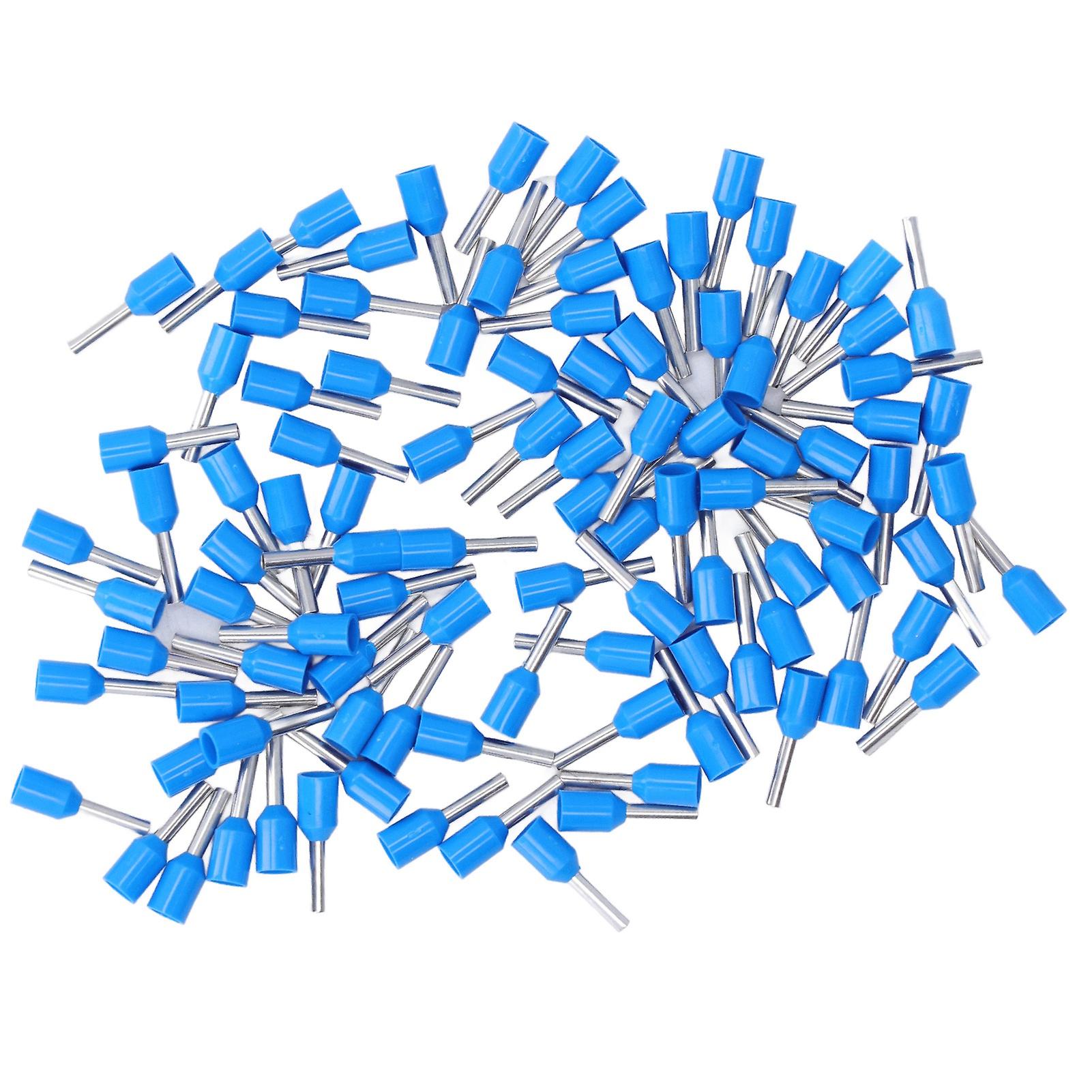 100pcs E1508 PVC Copper Insulated Crimp Terminals for Electronic Equipment