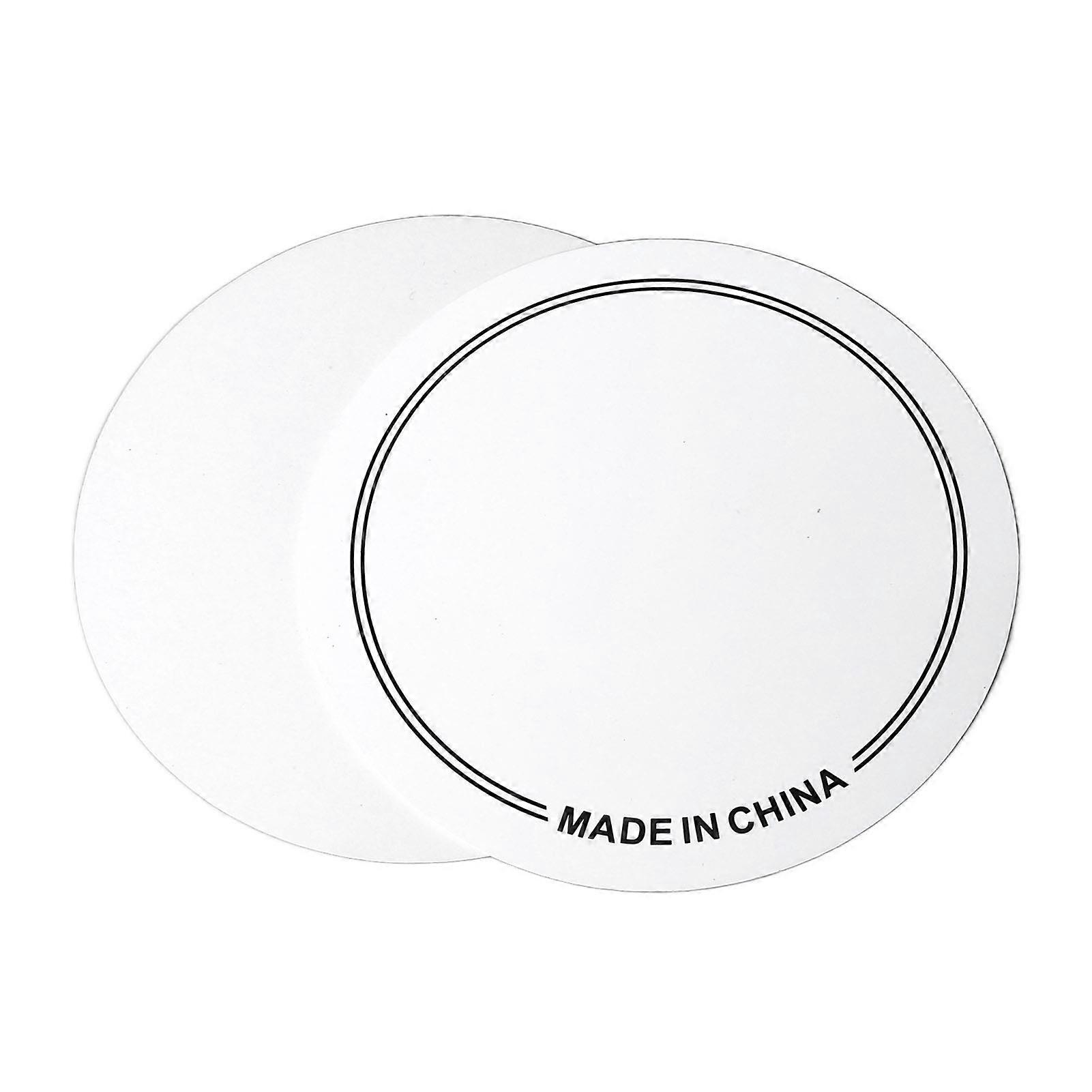 2PCS Drum Head Patch PET Wear Resistant Drumhead Patch Protector for Practice Performance Single Pedal White