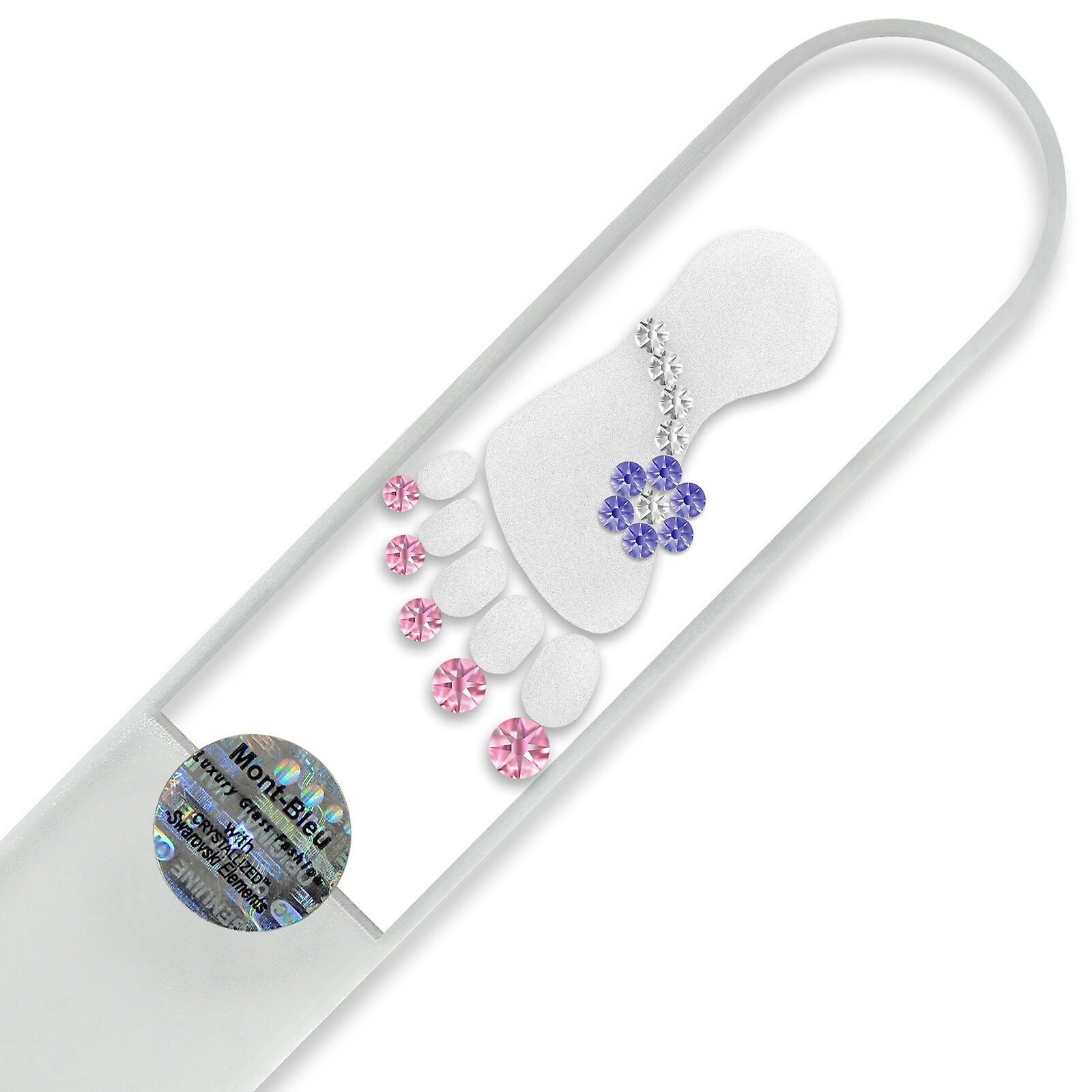 大きなクリスタルネイルファイルフット365-2 - タンザニテ - クリスタル