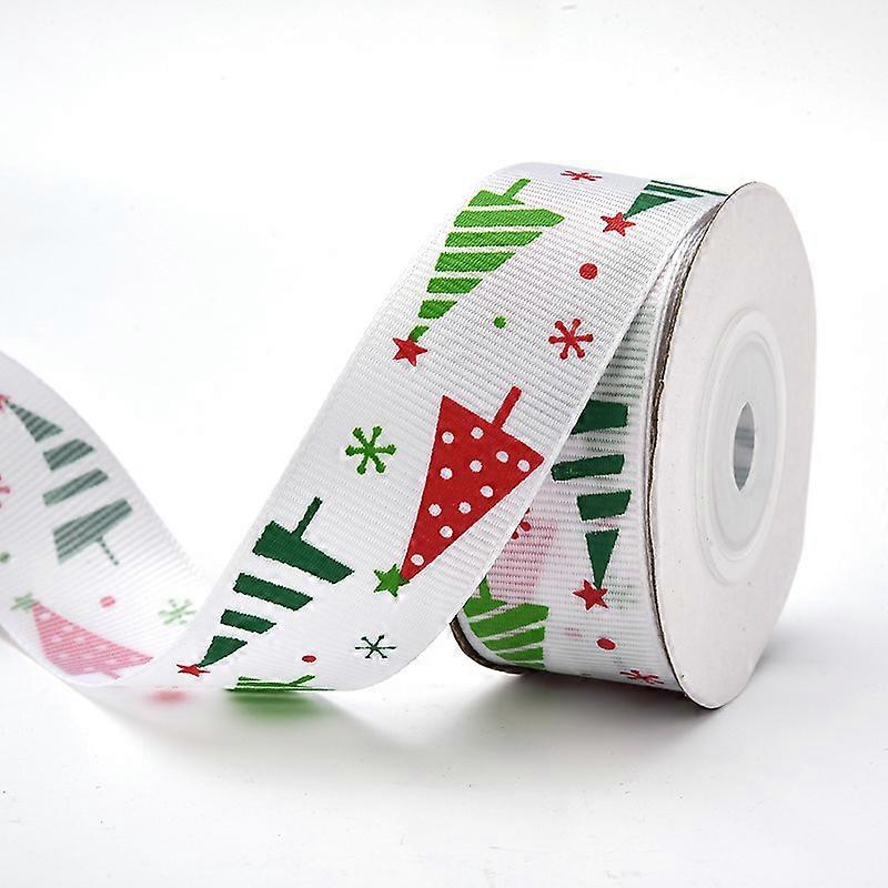 10 Yard 25mm Christmas Printed Ribbons