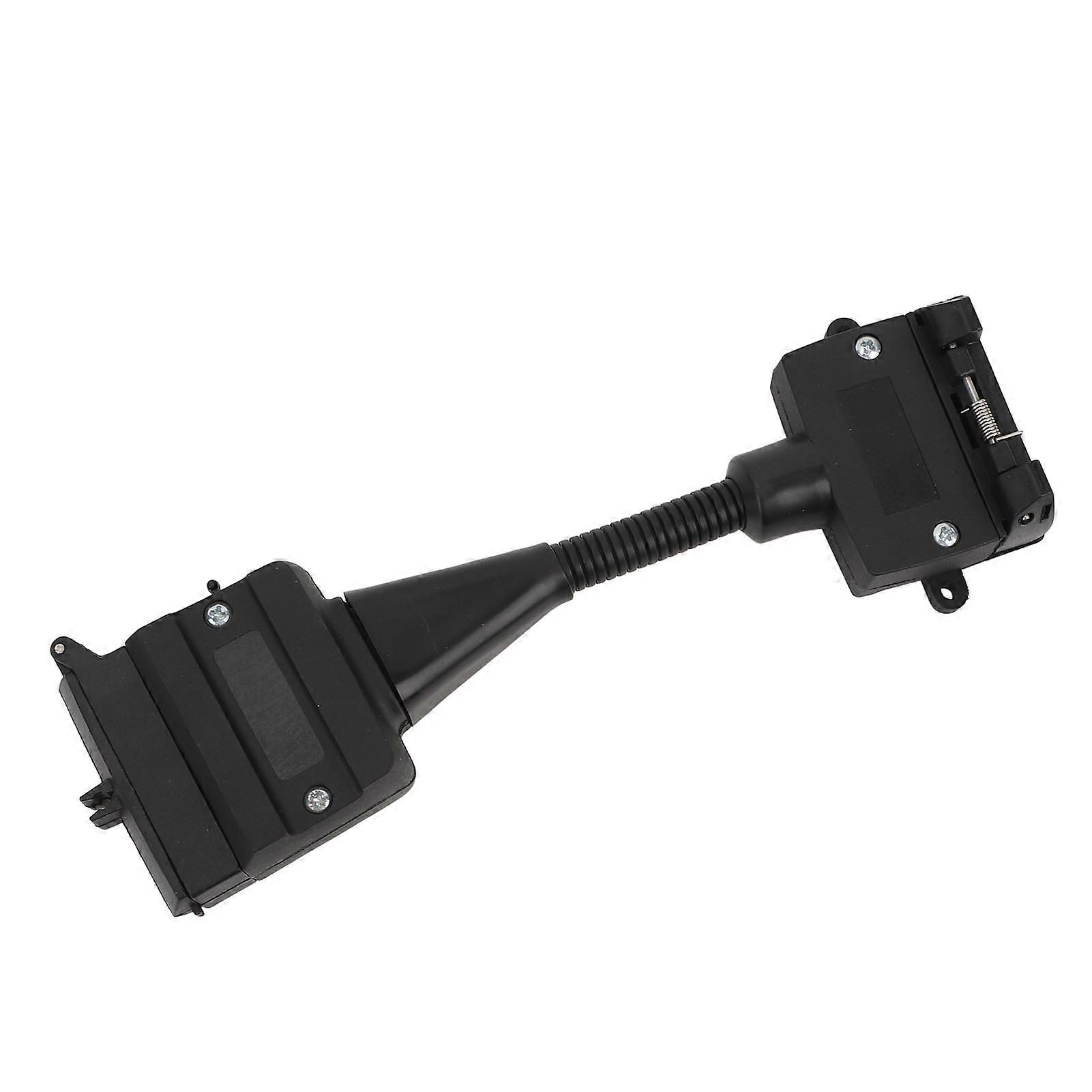 Anhängersteckeradapter 7-polig auf 12-polig stabile Verbindung Plug-and-Play-Anschlussstecker für Wohnwagenboot Wohnmobil