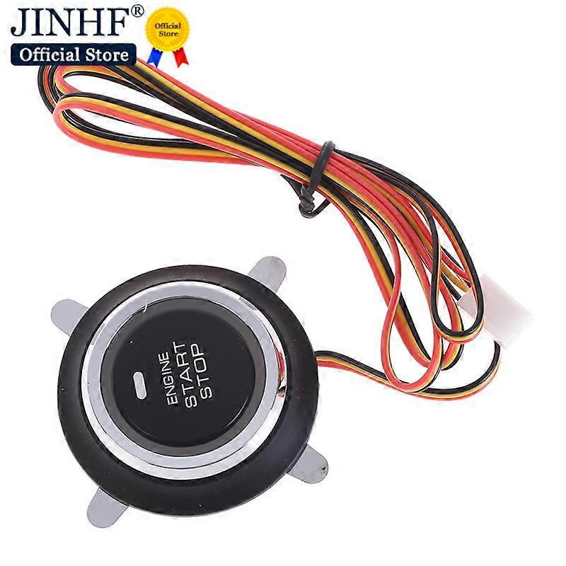 1 Pc Car Key Systems Key blade 12V Auto Replacement  Engine Start Stop Push Button less Entry Ignition Starter Switch